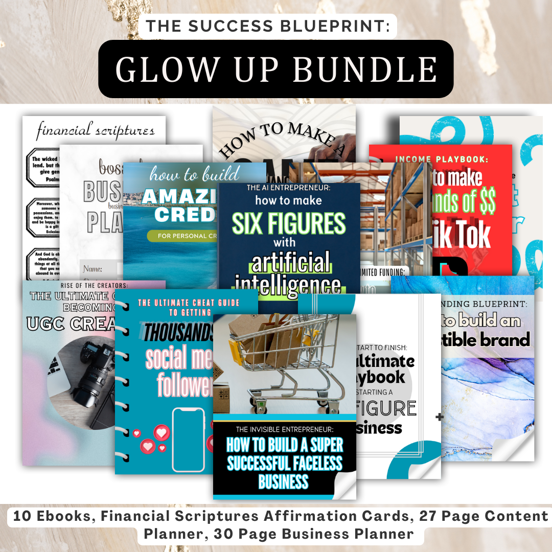 The Success Blueprint: Glow Up Digital Bundle